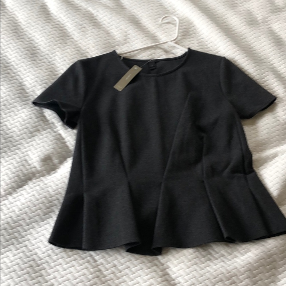 Grey Peplum top